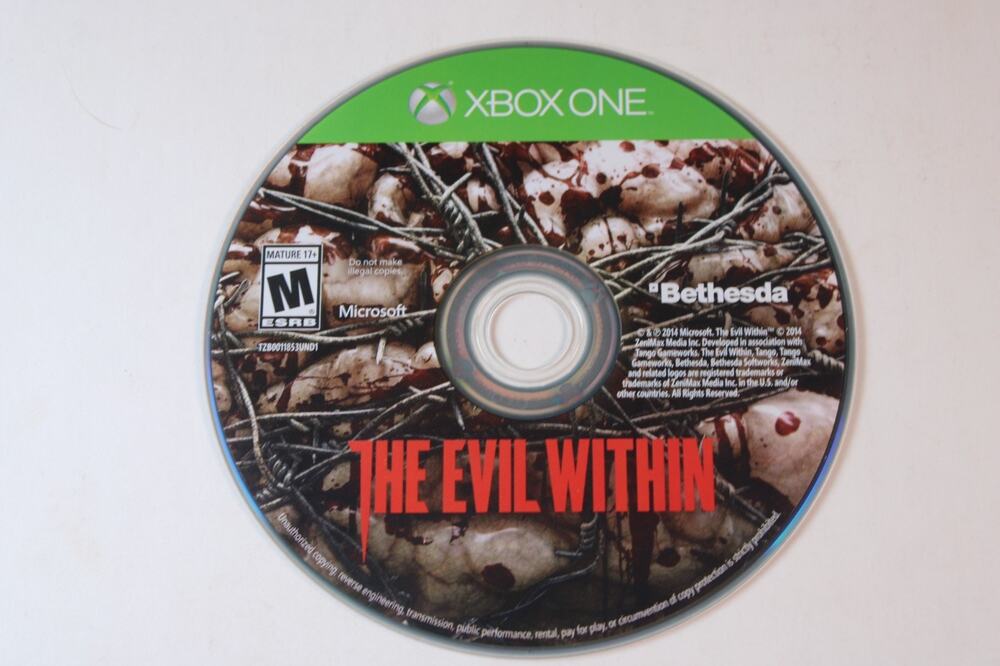 The Evil Within (Microsoft Xbox One) Authentic, disc only, Tested/works